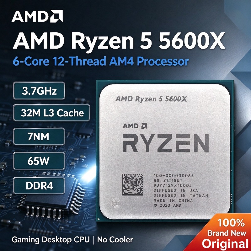 Cpu Cooler - AMD Ryzen 5 5600X 3.7GHz 6