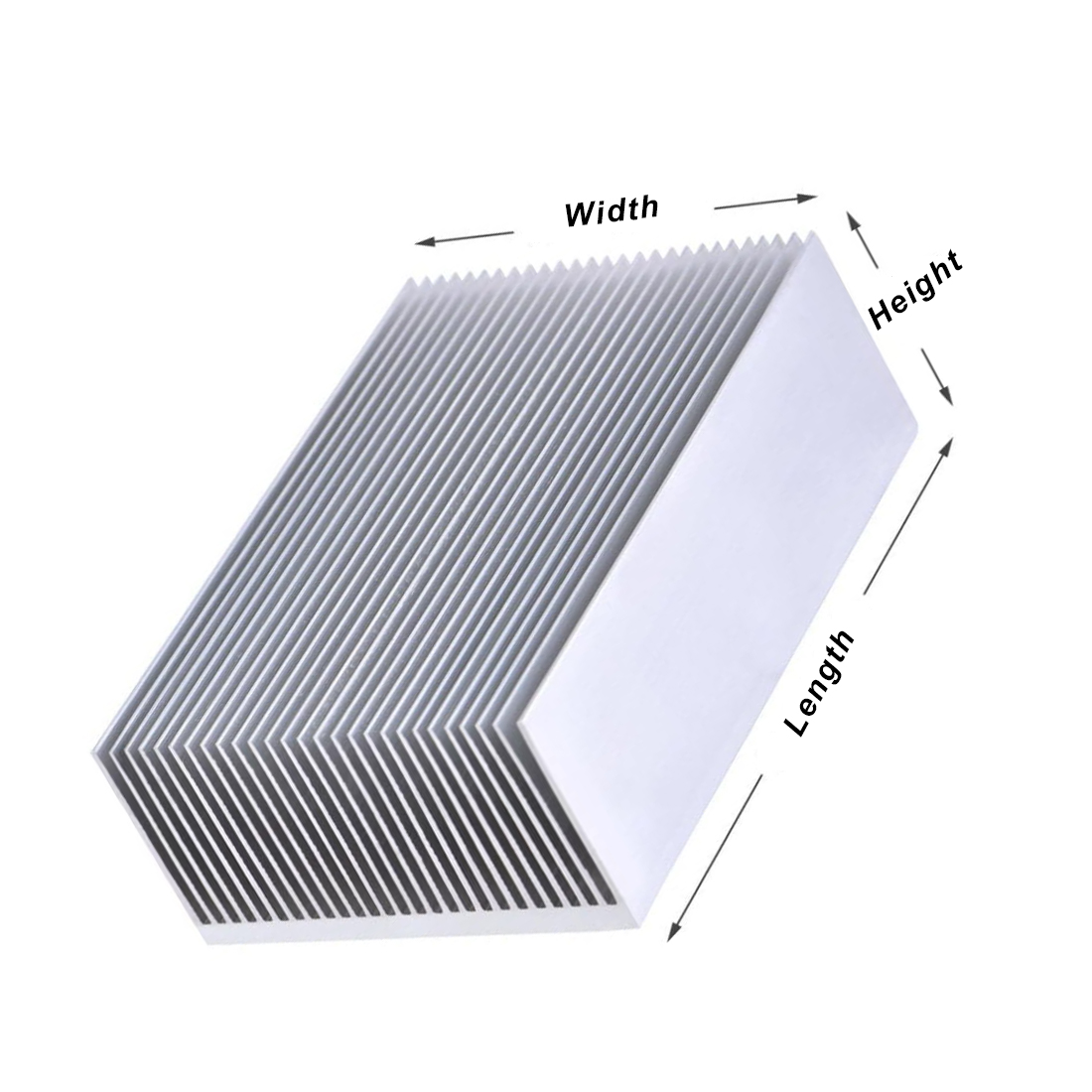 50x60x26mm — 300x60x26mm Extru - Heatsink recension och pris