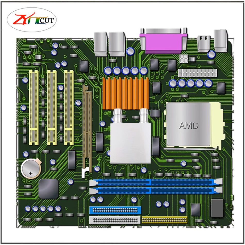 40 80mm CPU Aluminum water-coo - Cpu Heatsink recension och pris
